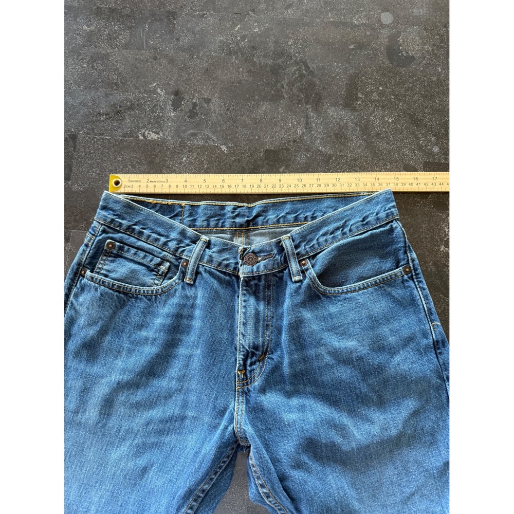 Levi's 514 Straight Fit Jeans Mens 32x32 Denim Country Grunge Distressed Rock - Picture 10 of 11